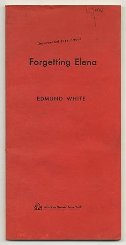 Immagine del venditore per Forgetting Elena venduto da Between the Covers-Rare Books, Inc. ABAA