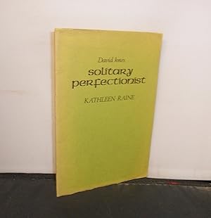 David Jones Solitary Perfectionist (George Mackay Brown's copy)