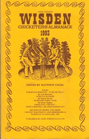 Bild des Verkufers fr Wisden Cricketers' Almanack 1993 (130th edition) zum Verkauf von Barter Books Ltd