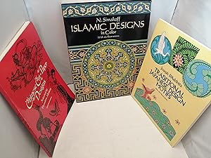 Image du vendeur pour PACK 3 Libros con motivos de DISEO: Islamic Designs in Color / Chinese Cut-Paper Designs / Traditional Japanese design motifs mis en vente par Libros Angulo