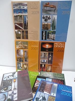 Metall Design international. Hephaistos-Jahrbuch 9 Jahrgänge 1999-2010 METALL-DESIGN HEPHAISTOS J...