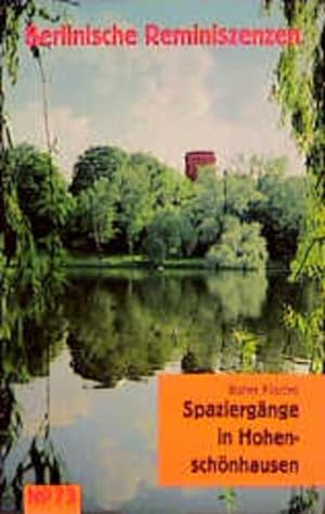 Bild des Verkufers fr Spaziergnge in Hohenschnhausen zum Verkauf von Studibuch