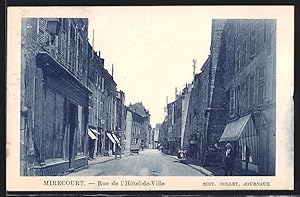 Carte postale Mirecourt, Rue de l`Hôtel-de-Ville