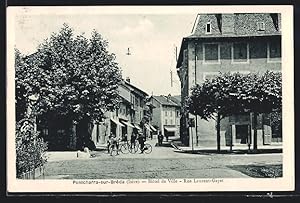 Carte postale Pontcharra-sur-Bréda, Hôtel de Ville, Rue Laurent-Gayet
