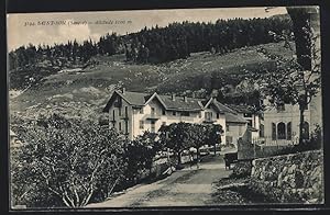 Carte postale Saint-Bon, vue de la rue im Ort