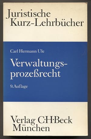 Seller image for Verwaltungsprozessrecht. Ein Studienbuch. (= Kurz-Lehrbcher fr das juristische Studium.) for sale by Antiquariat Neue Kritik
