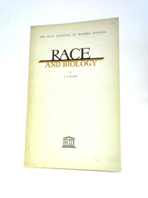 Imagen del vendedor de Race and Biology a la venta por World of Rare Books