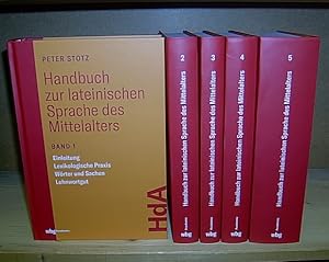 Handbuch zur lateinischen Sprache des Mittelalters (Gesamtwerk in 5 Bänden).