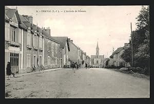 Carte postale Derval, L`Arrivée de Rennes