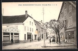 Carte postale Audincourt, Grande-Rue