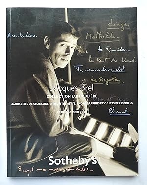 Jacques Brel, Collection Particuliere: Manuscrits des Chansons, Enregistrements, Photographies et...