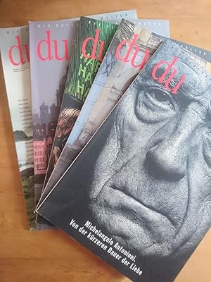 DU - Die Zeitschrift der Kultur - 5 Hefte in sehr ordentlicher Erhaltung