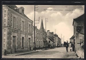 Carte postale Bournan, Grande Rue