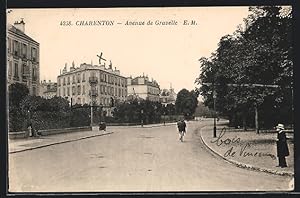 Carte postale Charenton, Avenue de Gravelle