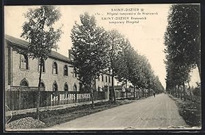 Carte postale Saint-Dizier, Hôpital temporaire Brunswick