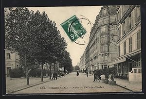 Carte postale Charenton, Avenue Félicie Cholet