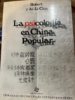 Imagen del vendedor de LA PSICOLOGA EN CHINA POPULAR a la venta por Librera Pramo