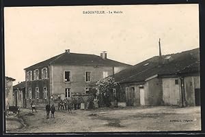 Carte postale Dagonville, La Mairie