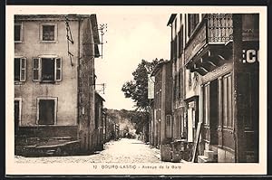 Carte postale Bourg-Lastic, Avenue de la Gare