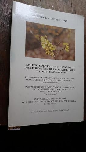 Liste Systematique et Synonymique des Lepidopteres de France, Belgique et Corse