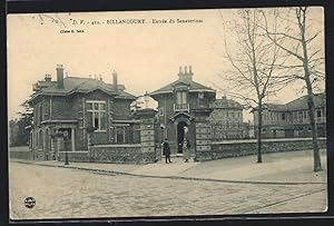 Carte postale Billancourt, Entrée du Sanatorium