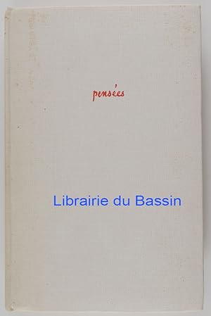 Image du vendeur pour Penses mis en vente par Librairie du Bassin
