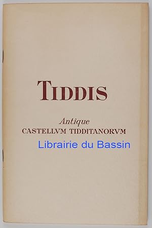 Image du vendeur pour Tiddis Antique castellum tidditanorum mis en vente par Librairie du Bassin