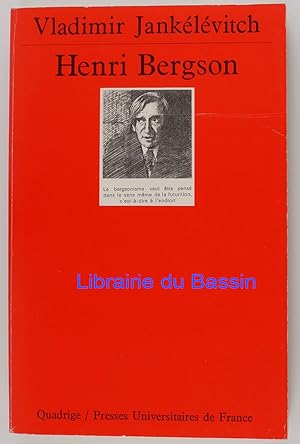 Imagen del vendedor de Henri Bergson a la venta por Librairie du Bassin