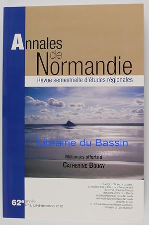 Seller image for Annales de Normandie n2 Mlanges offerts  Catherine Bougy for sale by Librairie du Bassin