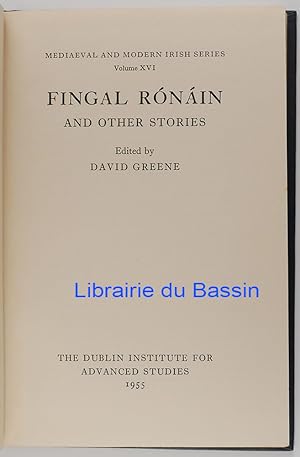 Fingal Ronain and other stories