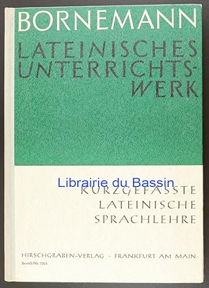 Seller image for Kurzgefasste lateinische Sprachlehre for sale by Librairie du Bassin