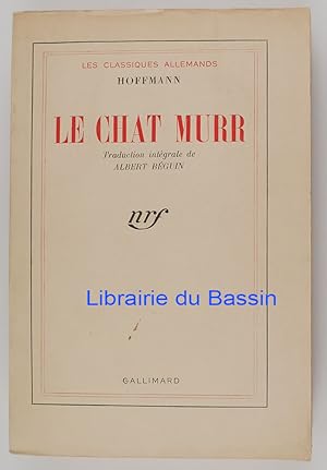 Image du vendeur pour Le chat Murr mis en vente par Librairie du Bassin