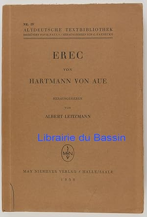 Image du vendeur pour Erec mis en vente par Librairie du Bassin