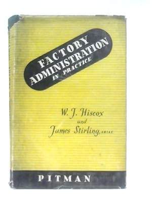 Image du vendeur pour Factory Administration in Practice mis en vente par World of Rare Books
