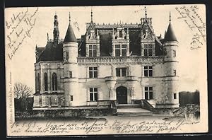 Carte postale Chenonceaux, Château de Chenonceaux, Facade Boyer, Entrée principale