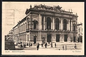 Carte postale Montpellier, Le Théâtre