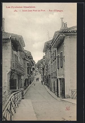 Carte postale Saint-Jean-Pied-de-Port, Rue d`Espagne