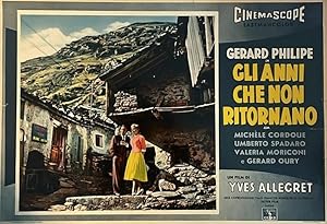 Bild des Verkufers fr Gerard Philipe in Gli anni che non ritornano.: Un film di Yves Allegret. zum Verkauf von Studio Bibliografico Adige