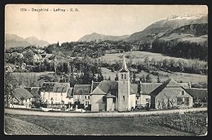 Carte postale Laffrey, Vue générale