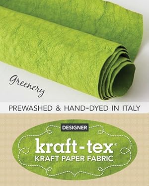 Seller image for Kraft-tex Roll Greenery Hand-dyed & Prewashed : Kraft Paper Fabric, 18.5? X 28.5" Roll for sale by GreatBookPrices