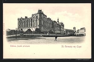 Carte postale St. Germain-en-Laye, Château, Facade principale