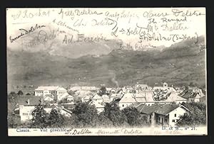 Carte postale Cluses, Vue generale