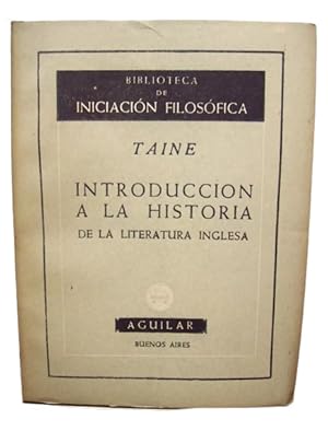 Introducción A La Historia De La Literatura Inglesa