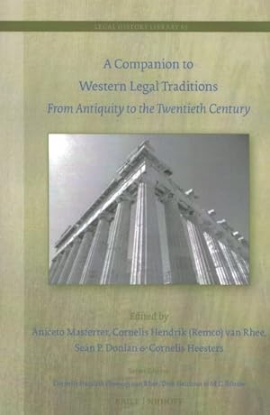 Imagen del vendedor de Companion to Western Legal Traditions : From Antiquity to the Twentieth Century a la venta por GreatBookPrices