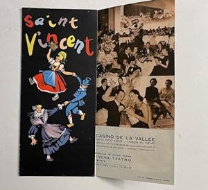 Saint Vincent. Manifestazioni primavera-estate 1953 (pieghevole)