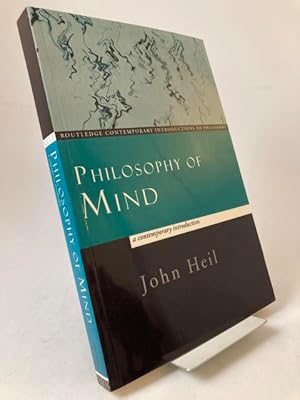 Bild des Verkufers fr Philosophy of Mind. A Contemporary Introduction. zum Verkauf von Rnnells Antikvariat AB