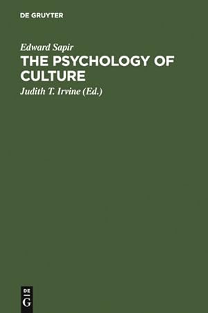 Seller image for Psychology of Culture : A Course of Lectures for sale by GreatBookPricesUK