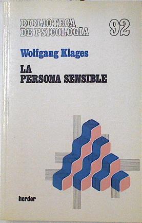 Seller image for LA PERSONA SENSIBLE for sale by Librera Pramo