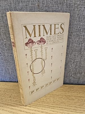 Imagen del vendedor de Mimes a la venta por HGG Books