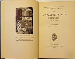 Imagen del vendedor de Sir Walter Scott Lectures 1940-1948 a la venta por Hanselled Books
